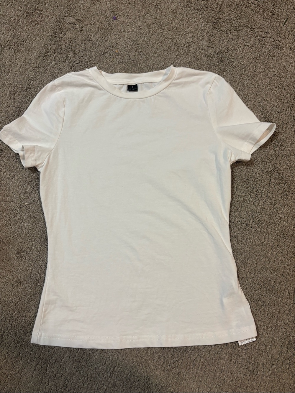 Classic Women’s White Crew Neck Tee